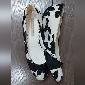 Stella McCartney floral wedges